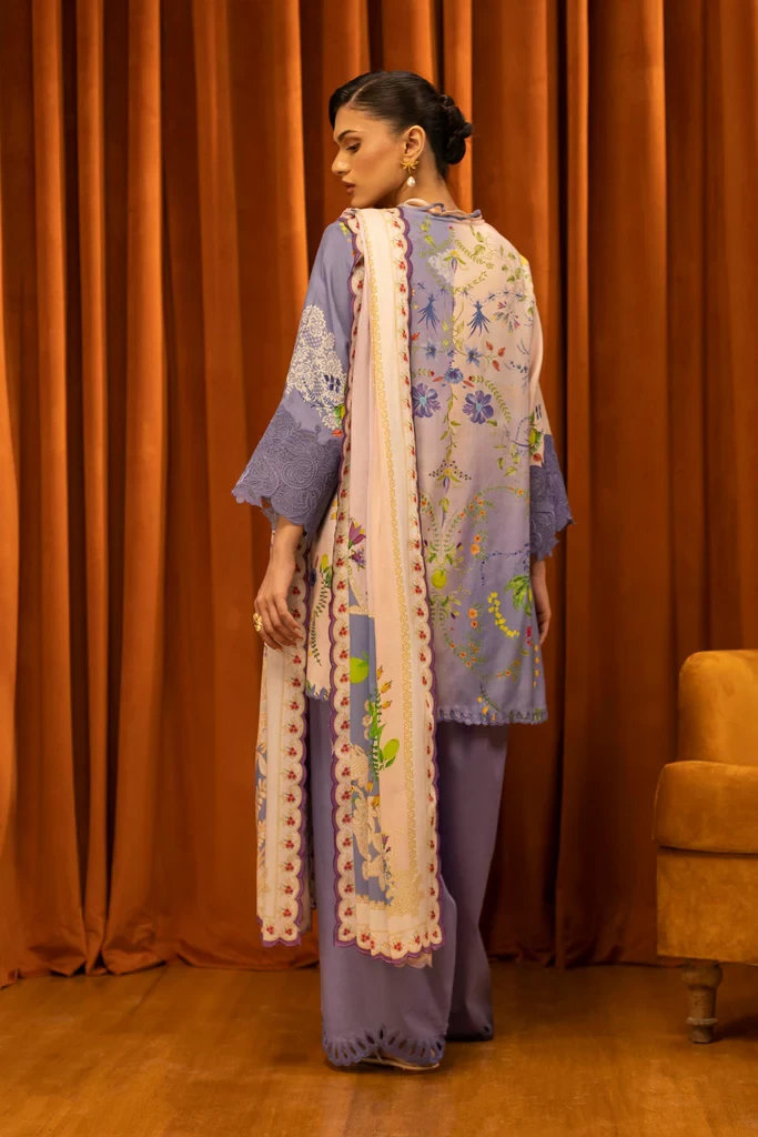 Linen Muzlin 3 Piece Suit - SKU: M253-017B-3CY