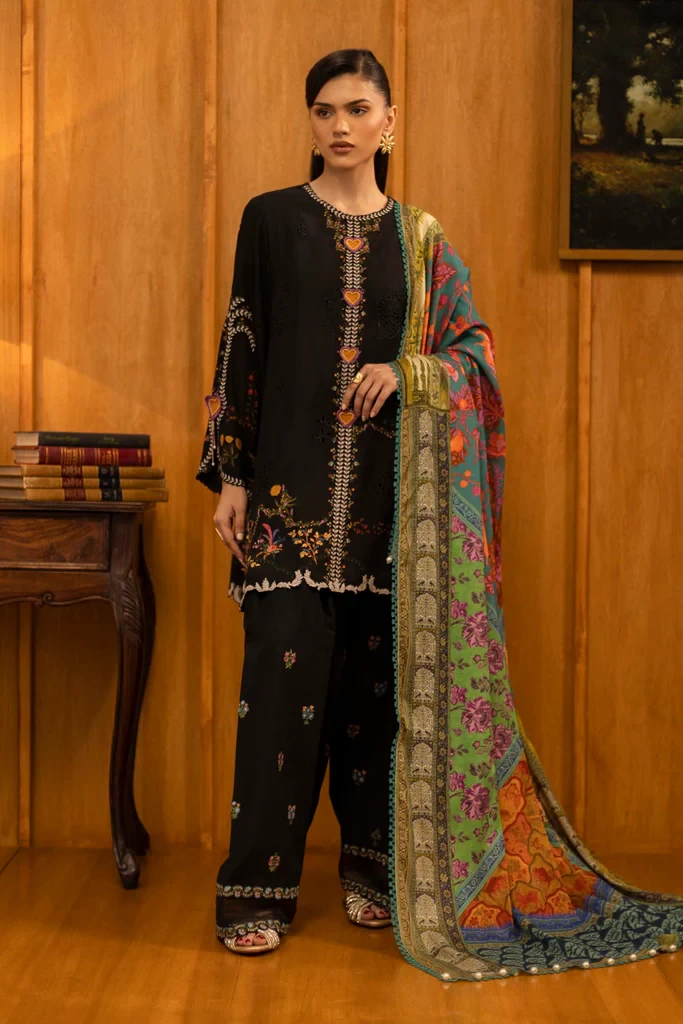 Linen Muzlin 3 Piece Suit - SKU: M253-015B-3CZ