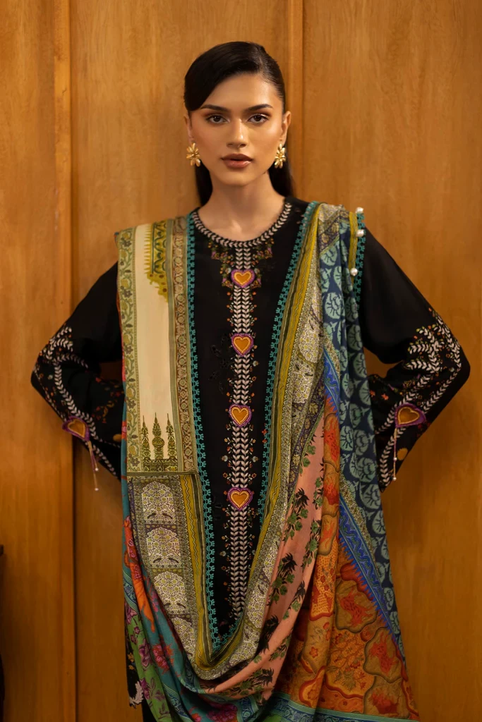 Linen Muzlin 3 Piece Suit - SKU: M253-015B-3CZ