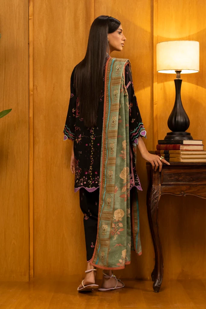 Linen Muzlin 3 Piece Suit. -SKU: M253-014B-3CQ