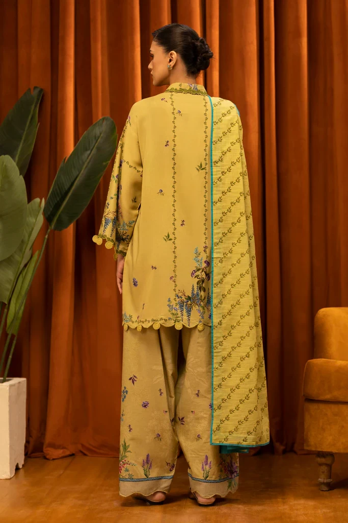 Linen Muzlin 3 Piece Suit -SKU: M253-013A-3CQ