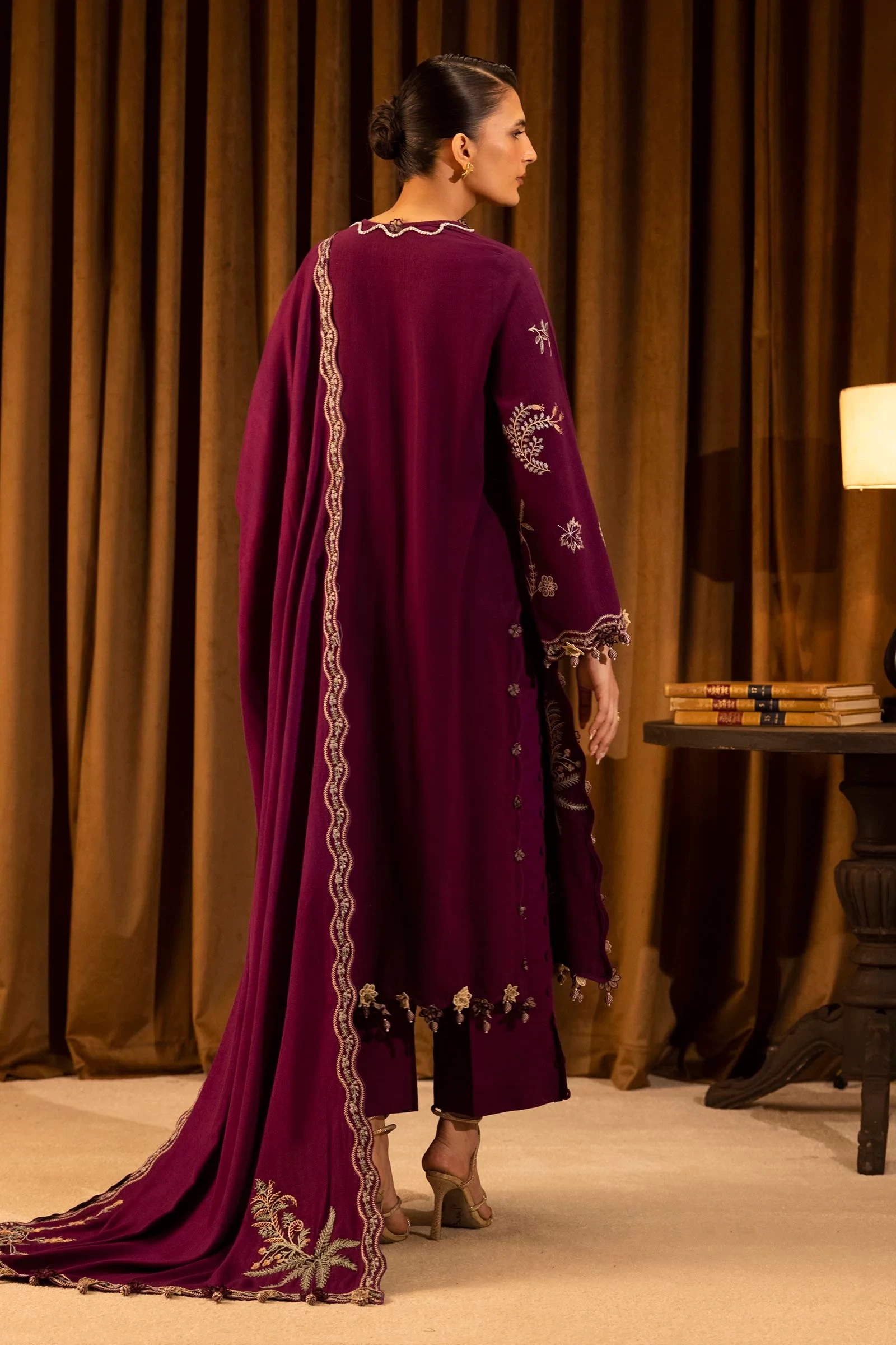 Slub Muzlin 3 Piece Suit - M253-011B-3CP