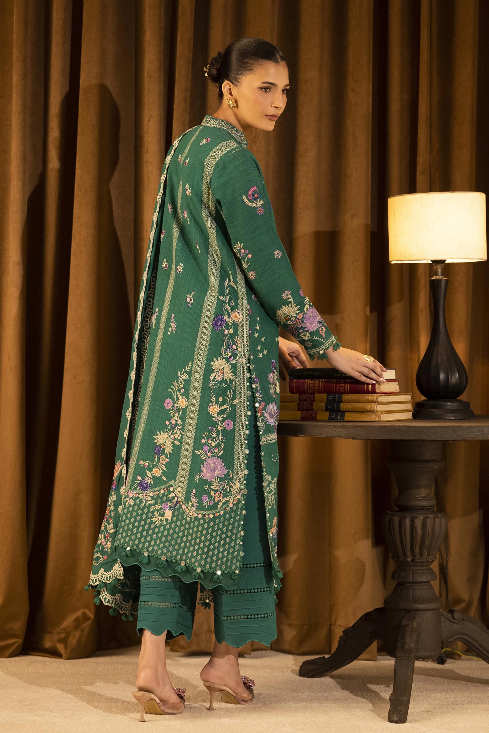 Slub Muzlin 3 Piece Suit - M253-007A-3CP