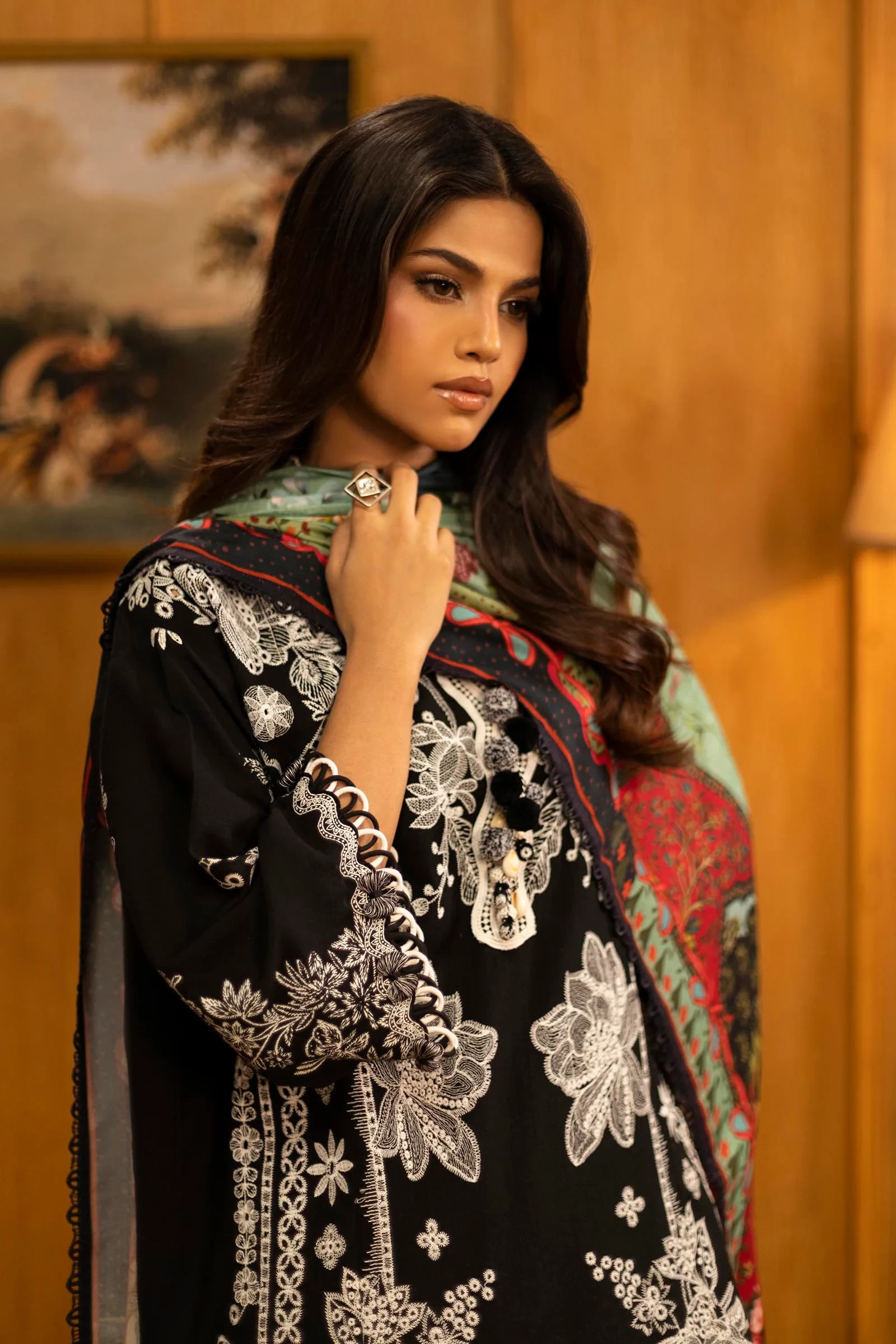 Slub Muzlin 3 Piece Suit - M253-005A-3AP