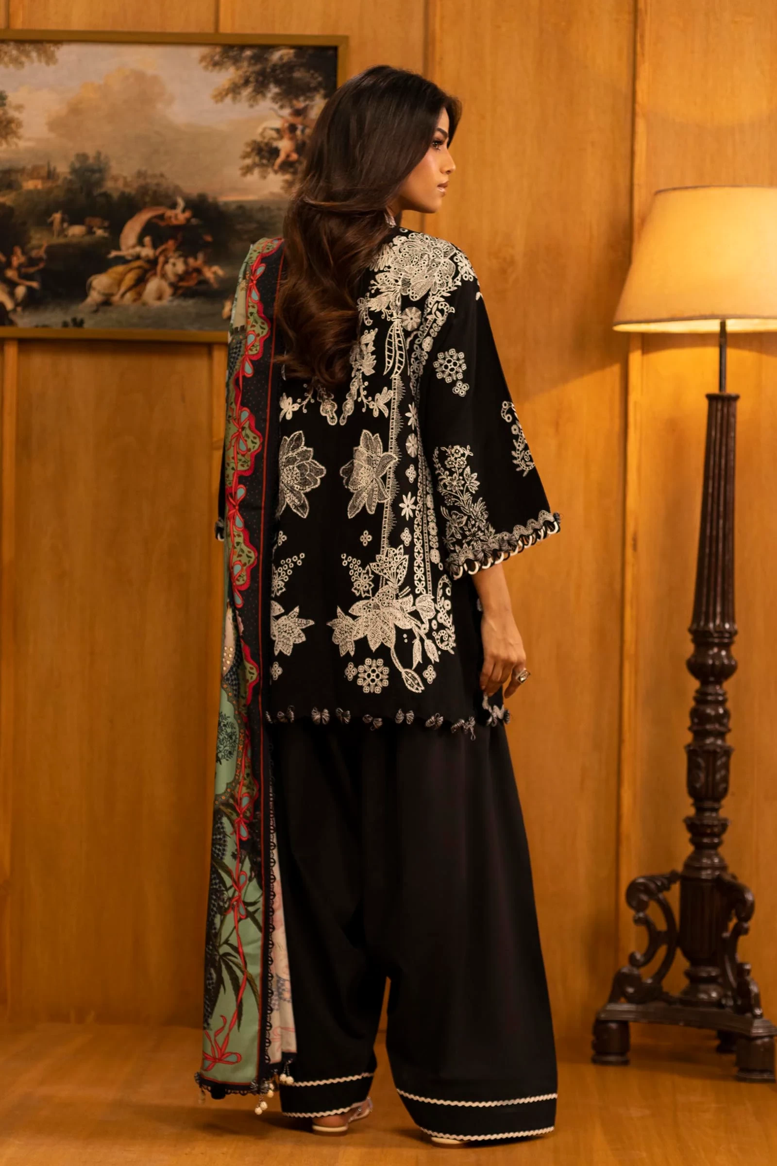 Slub Muzlin 3 Piece Suit - M253-005A-3AP