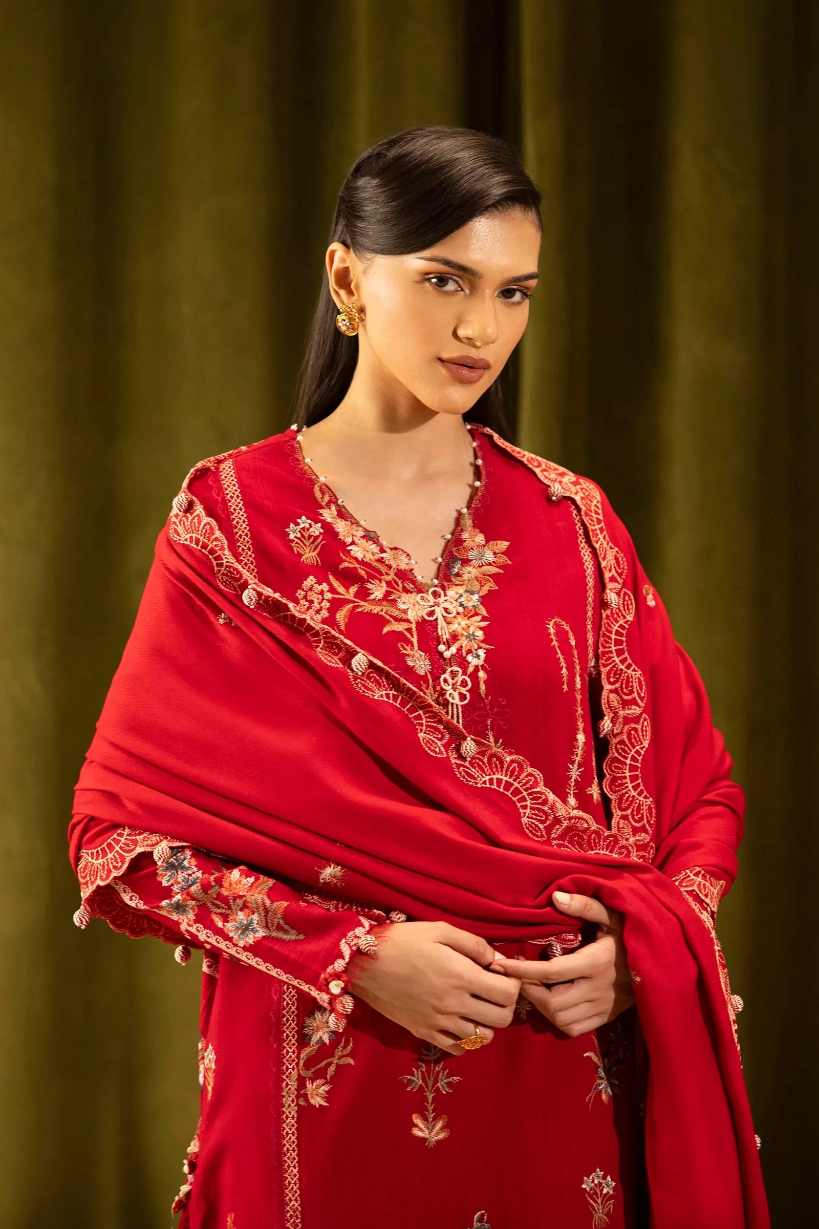 Slub Muzlin 3 Piece Suit - M253-002A-3CP