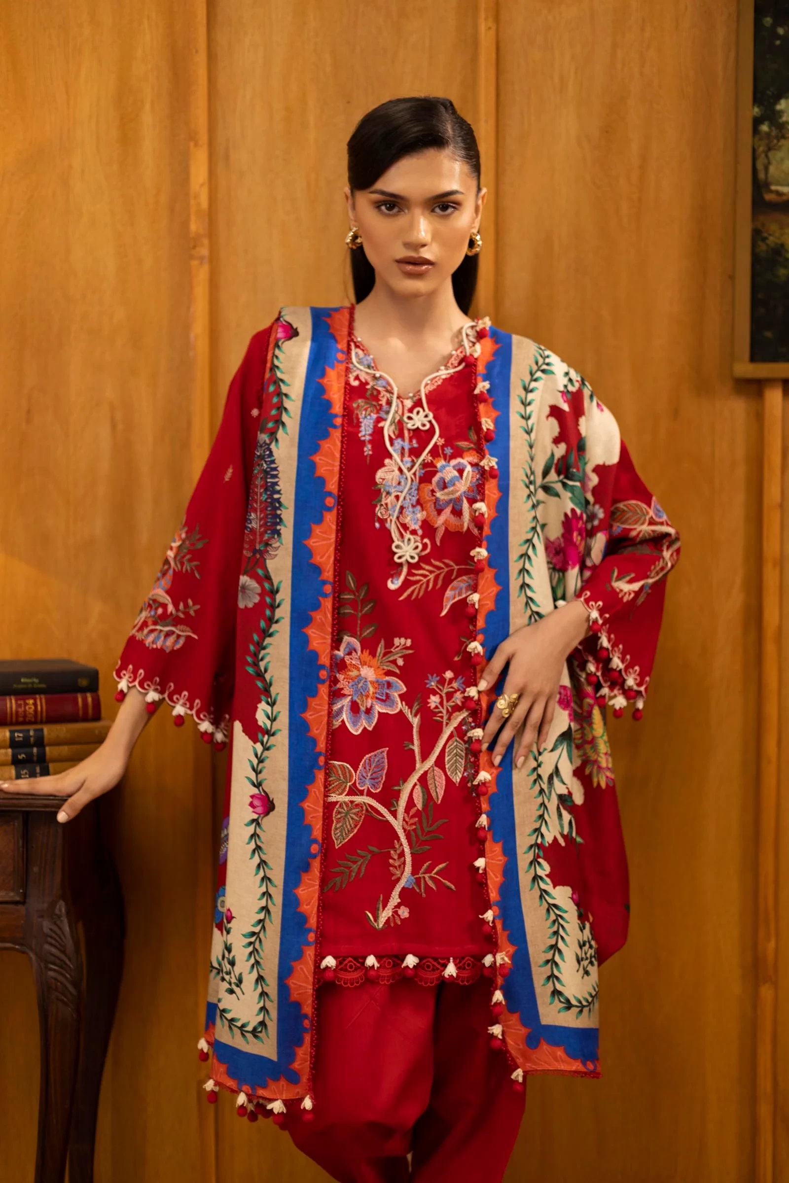 Slub Muzlin 3 Piece Suit - M253-001B-3CP