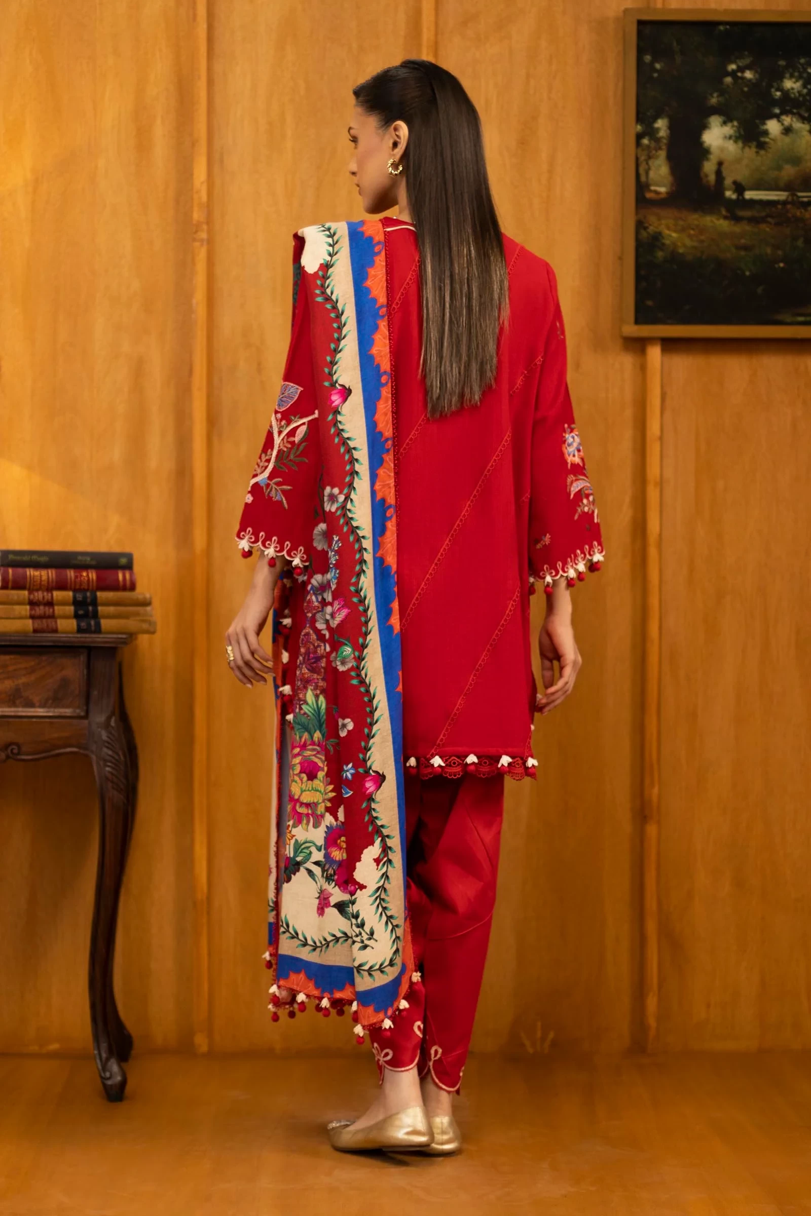 Slub Muzlin 3 Piece Suit - M253-001B-3CP