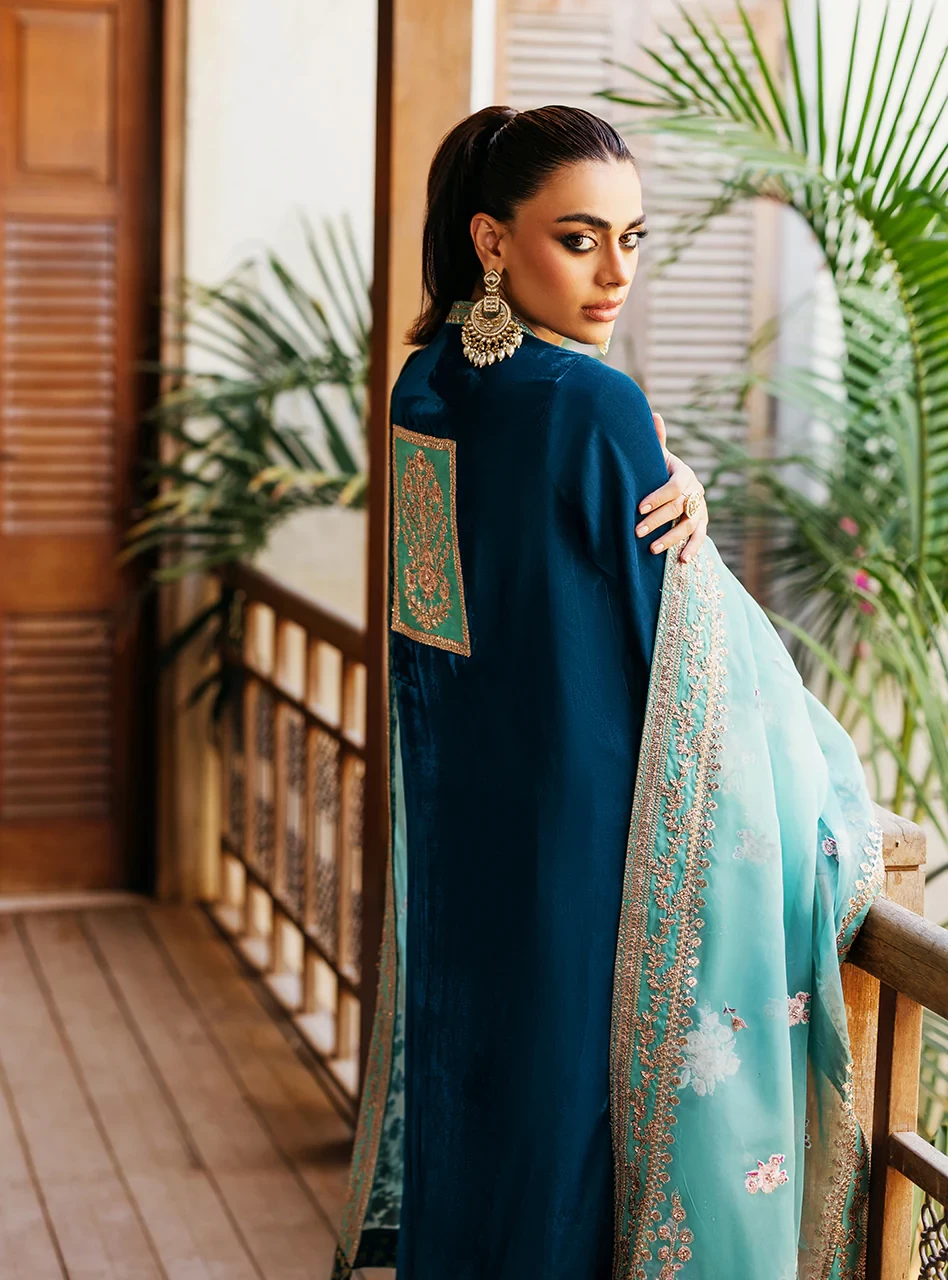 Elsa -SKU / Design Code: ELSA-BLUE-UNS-ONE-SIZE
