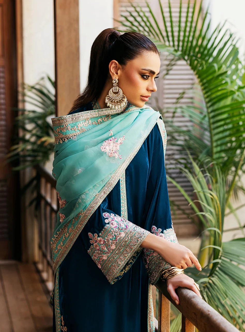Elsa -SKU / Design Code: ELSA-BLUE-UNS-ONE-SIZE