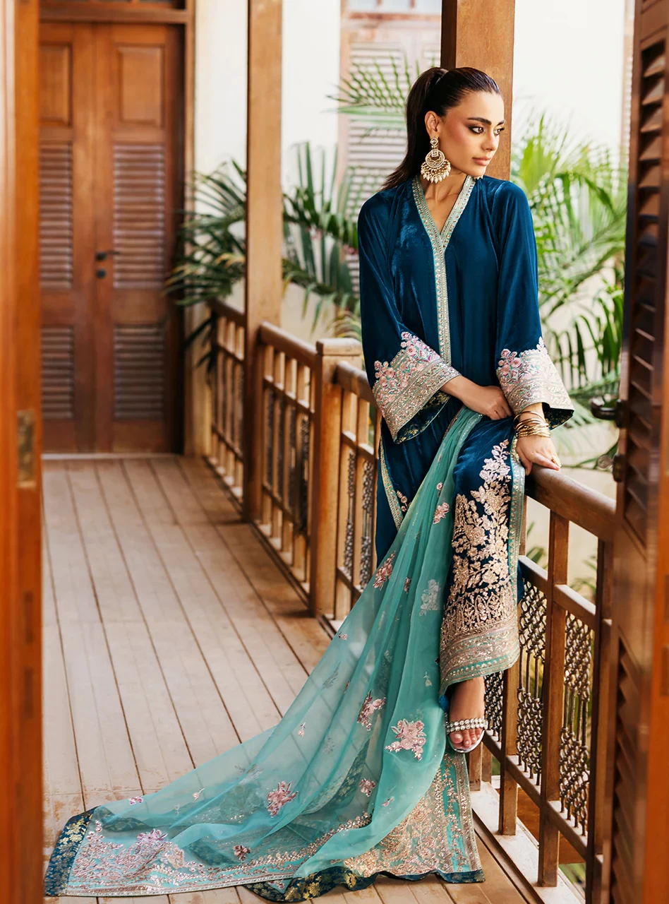Elsa -SKU / Design Code: ELSA-BLUE-UNS-ONE-SIZE