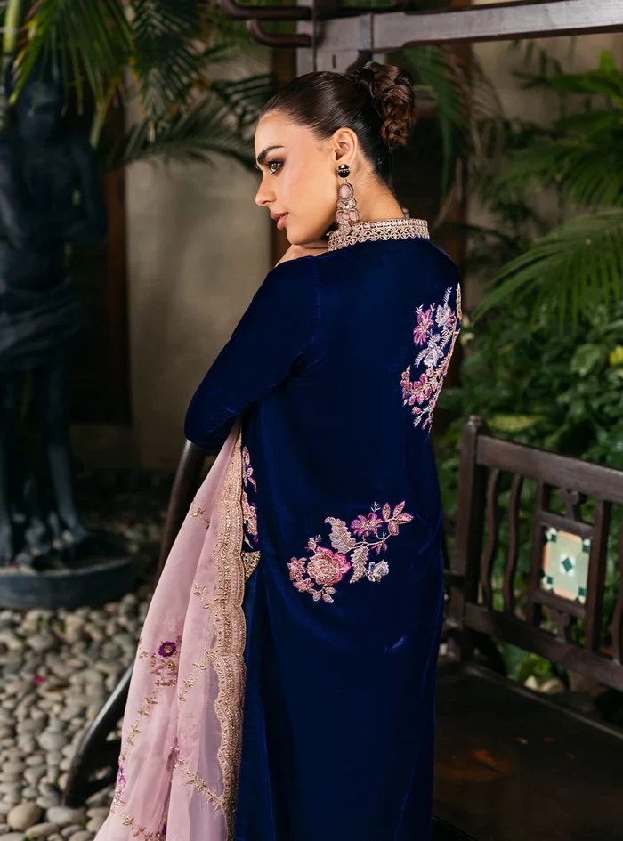 SKU / Design Code: MEHER-BLUE-UNS-ONE-SIZE -