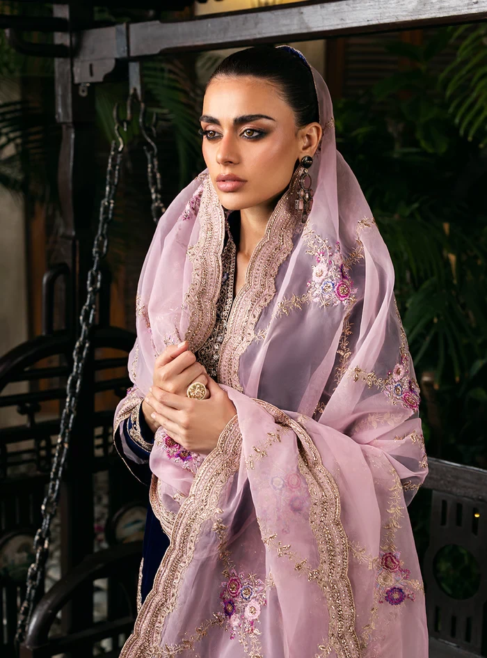 SKU / Design Code: MEHER-BLUE-UNS-ONE-SIZE -