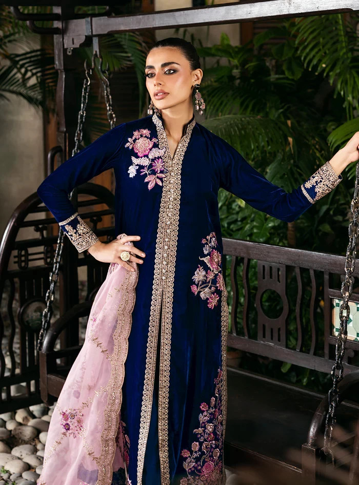SKU / Design Code: MEHER-BLUE-UNS-ONE-SIZE -