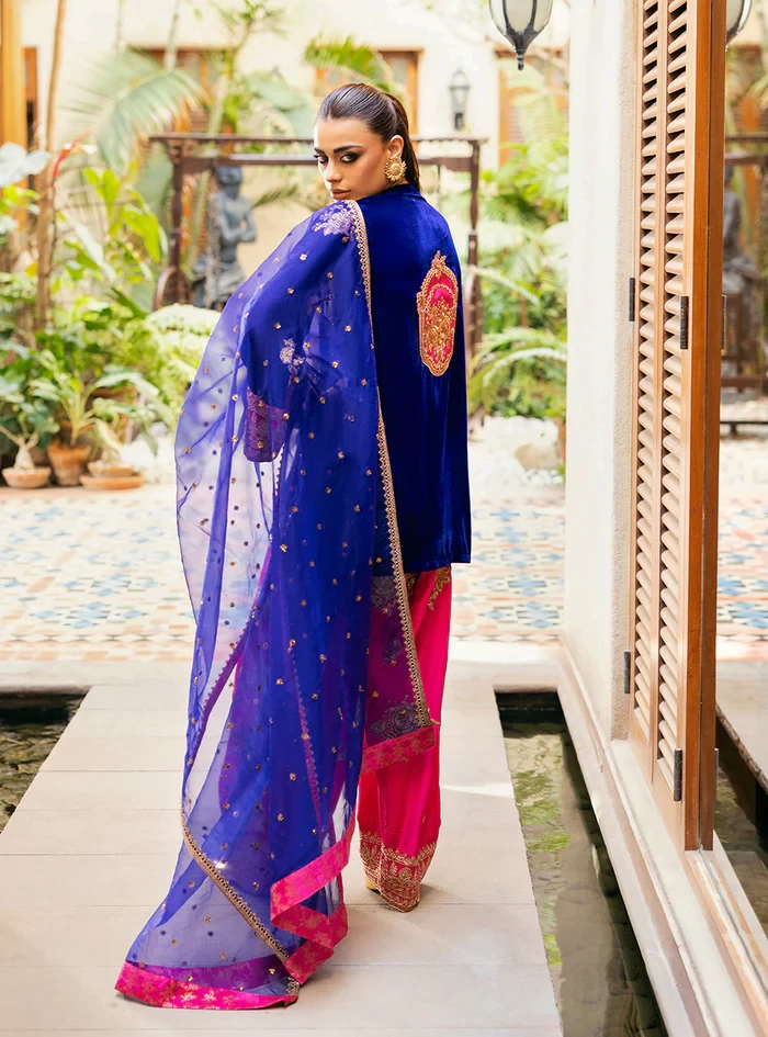 Jia -SKU / Design Code: JIA-BLUE-UNS-ONE-SIZE