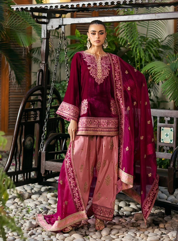Rubi -SKU / Design Code: RUBI-MAROON-UNS-ONE-SIZE