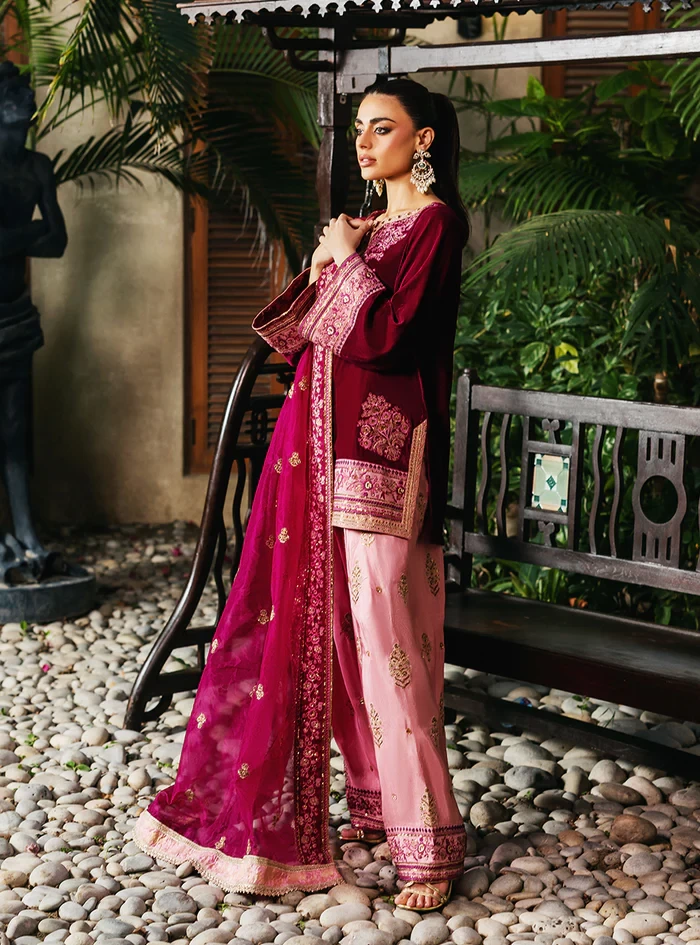 Rubi -SKU / Design Code: RUBI-MAROON-UNS-ONE-SIZE