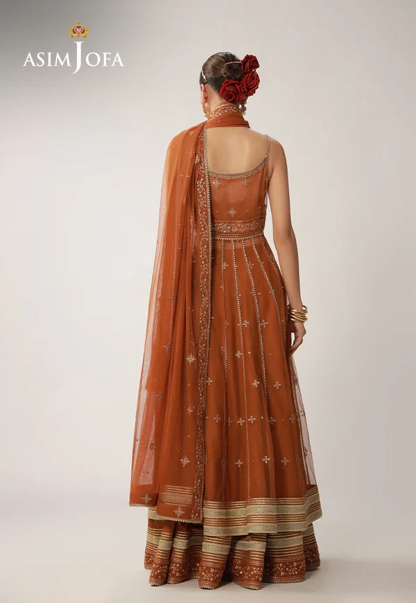 AJULO-01 Embroidered Net 3 Pcs - AJULO-01-UNS