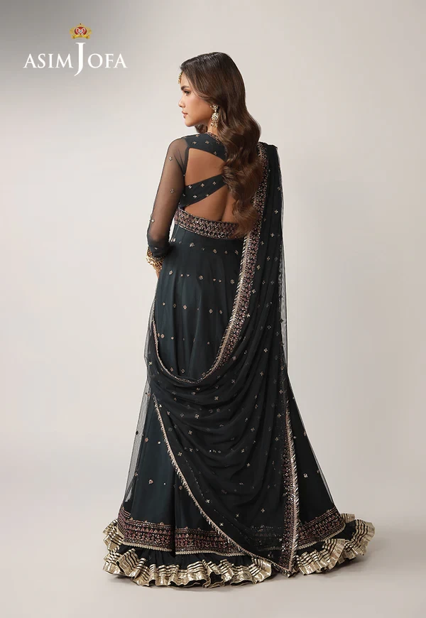 AJULO-02 Embroidered Net 3 Pcs - AJULO-02-UNS