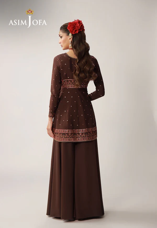 AJULO-07 Embroidered Silk 3 Pcs - AJULO-07-UNS