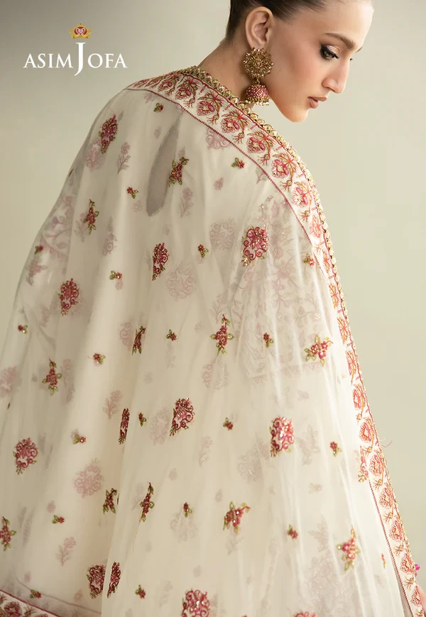 Embroidered Velvet - SKU: AJULM-06-UNS