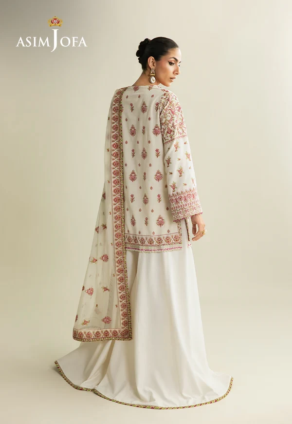 Embroidered Velvet - SKU: AJULM-06-UNS