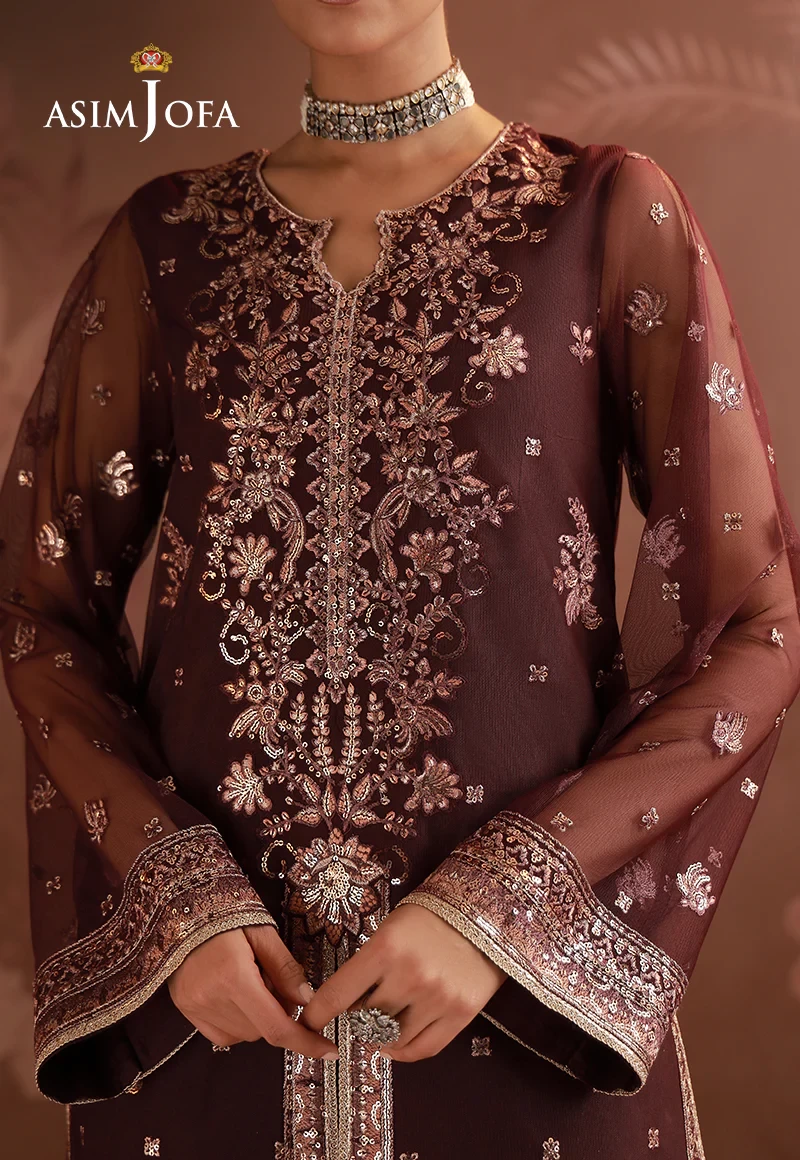 Embroidered Poly Net - AJULD-07-UNS