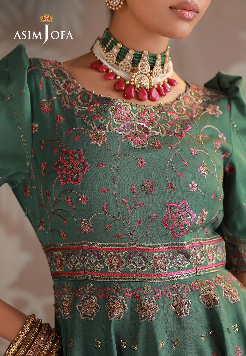 Embroidered Cotton Silk - AJULD-03-UNS