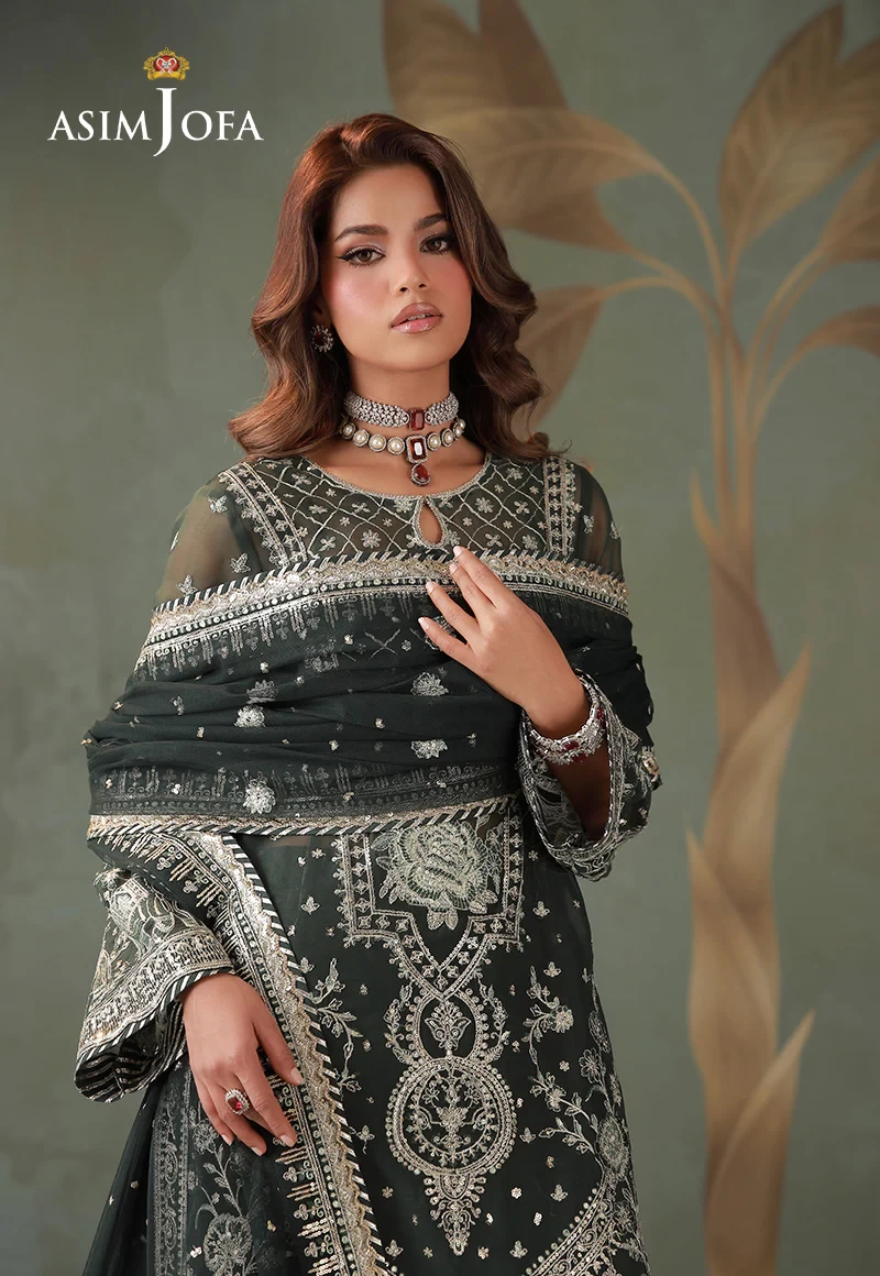 Embroidered Chiffon - AJULD-11-UNS