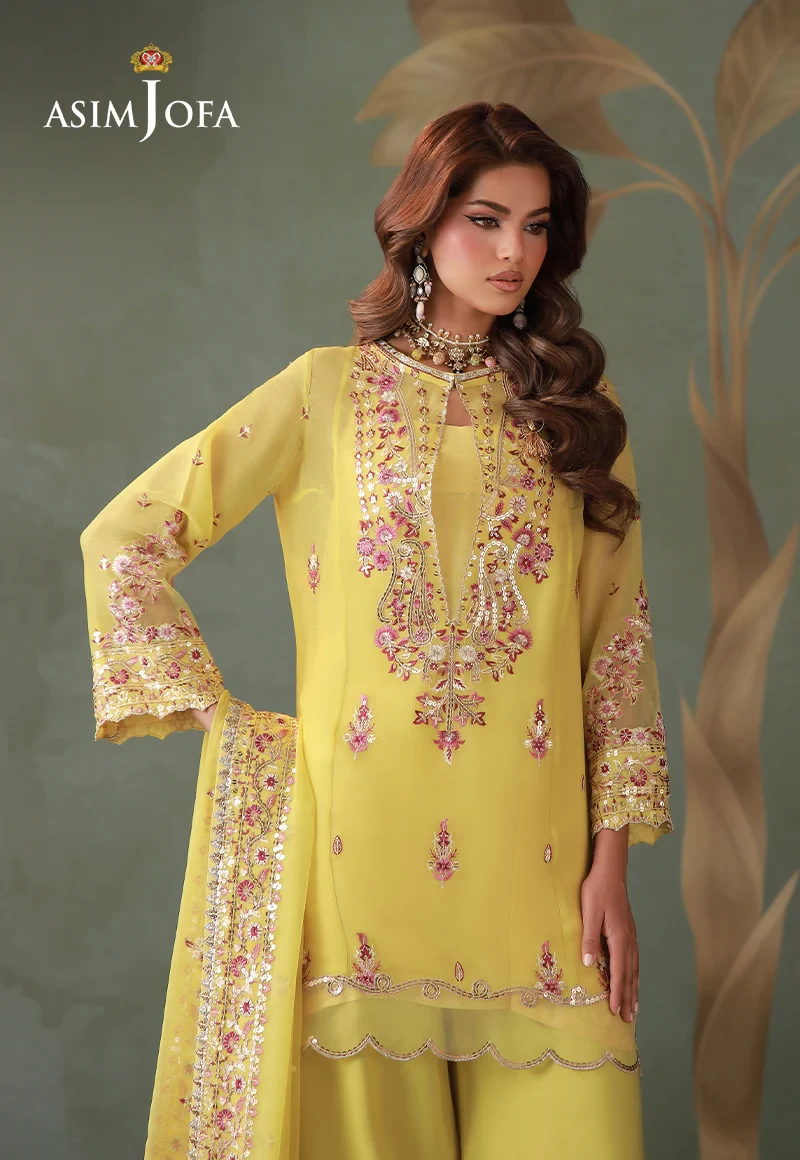 AJULD-06 Embroidered Chiffon -  AJULD-06-UNS