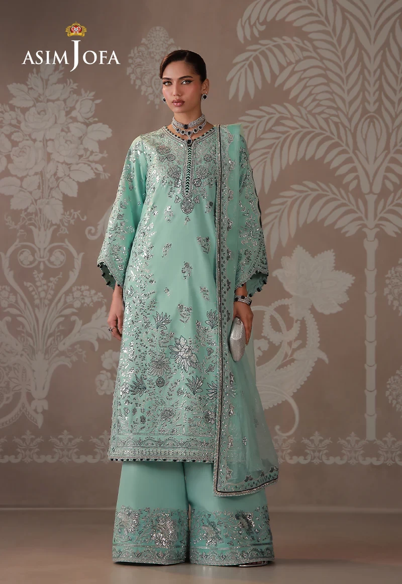 Embroidered Raw Silk - AJULD-09-UNS