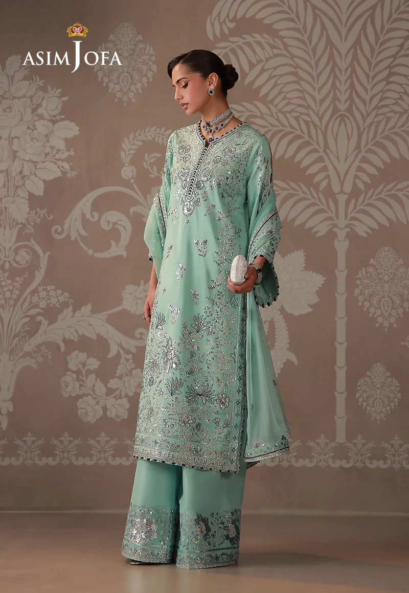 Embroidered Raw Silk - AJULD-09-UNS