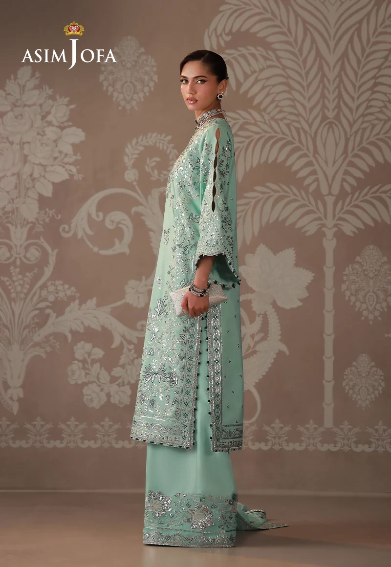 Embroidered Raw Silk - AJULD-09-UNS