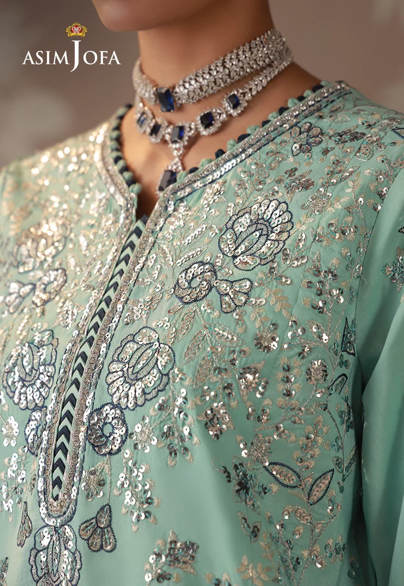 Embroidered Raw Silk - AJULD-09-UNS