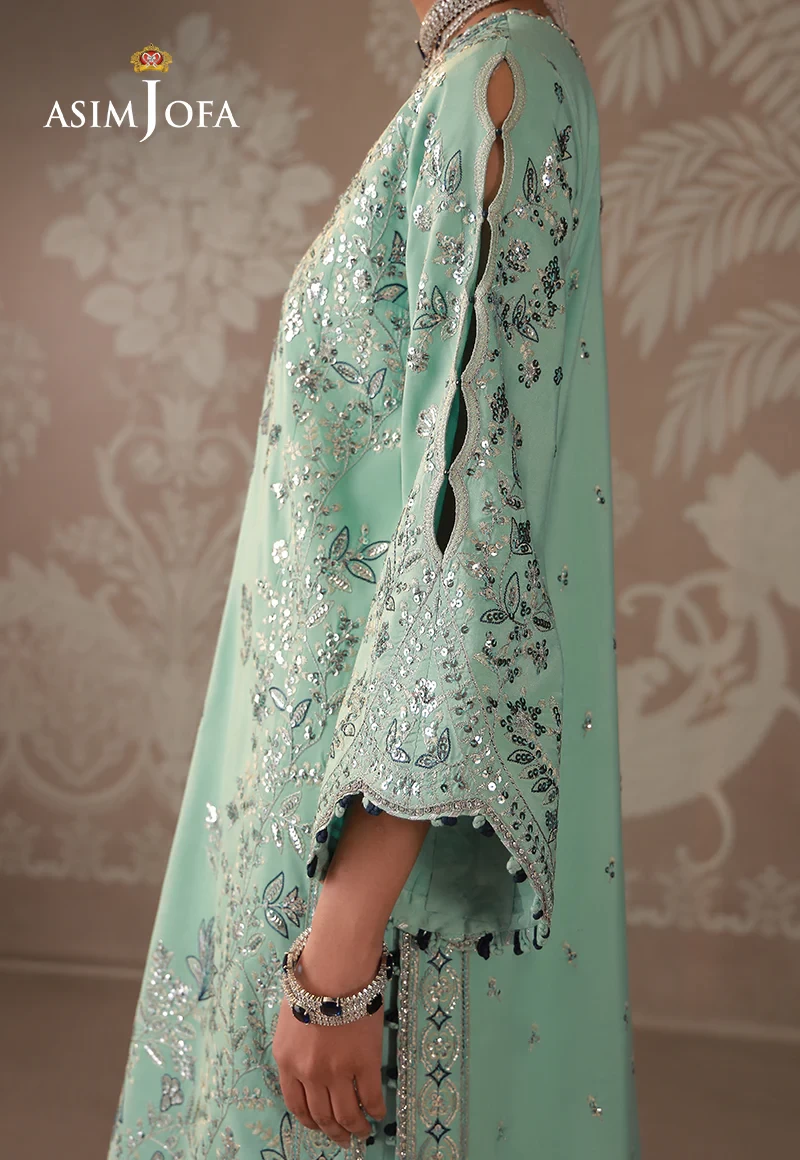 Embroidered Raw Silk - AJULD-09-UNS