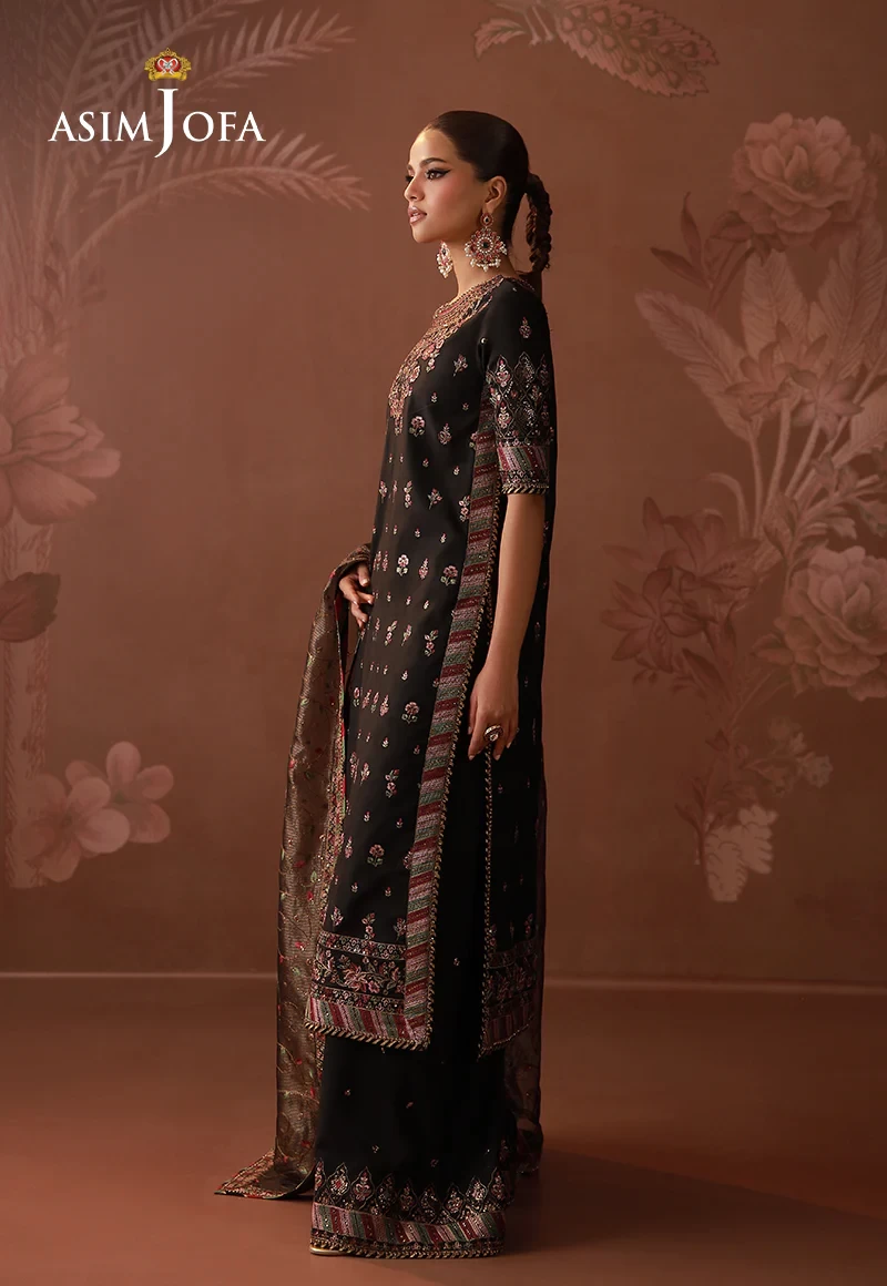 Embroidered Boski Silk -  AJULD-05-UNS
