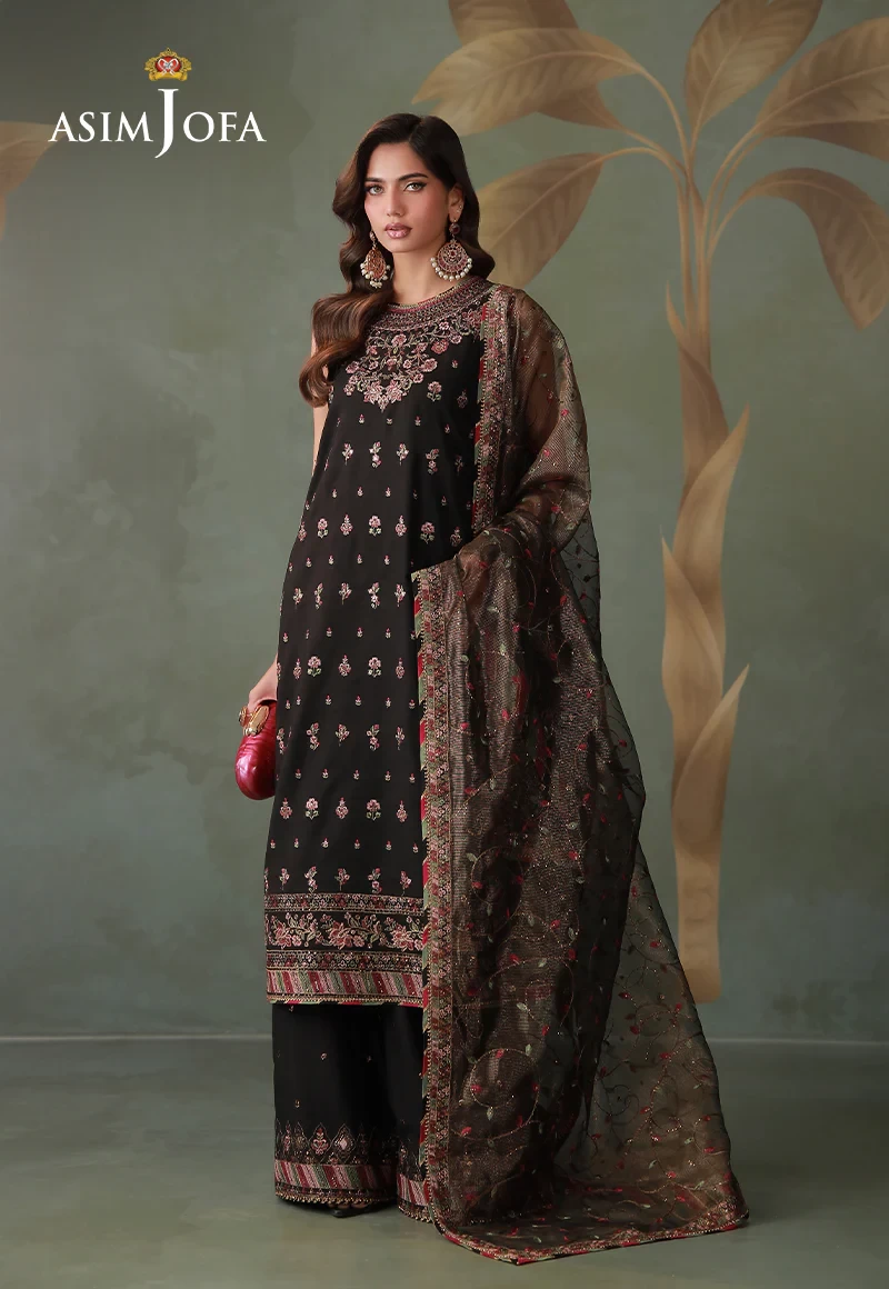 Embroidered Boski Silk -  AJULD-05-UNS