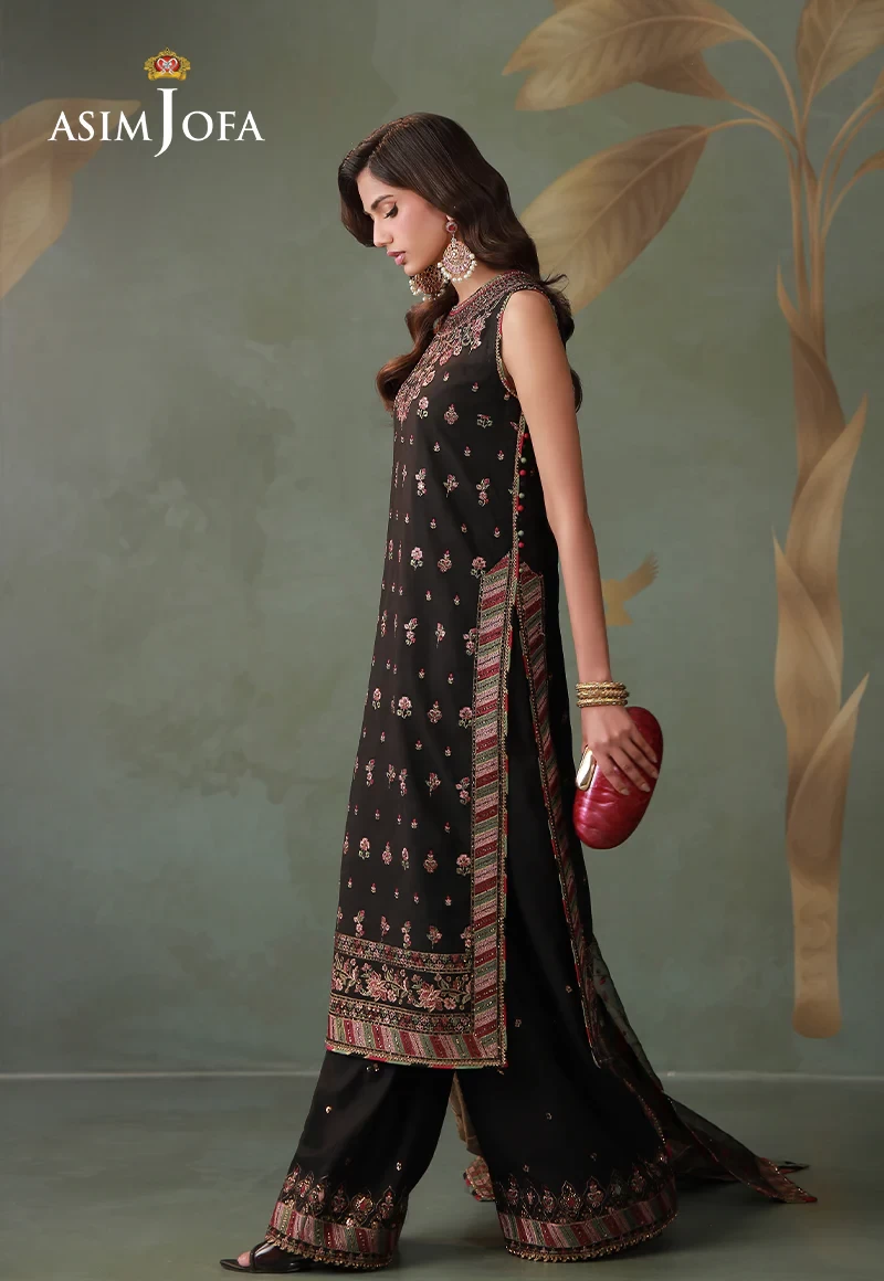Embroidered Boski Silk -  AJULD-05-UNS