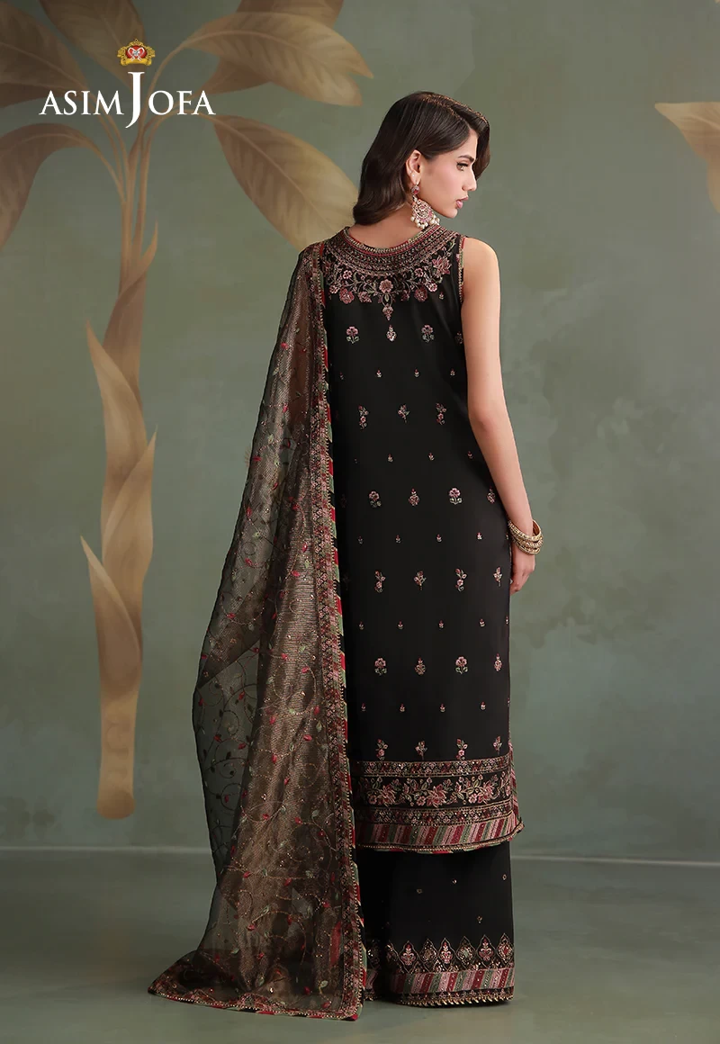 Embroidered Boski Silk -  AJULD-05-UNS