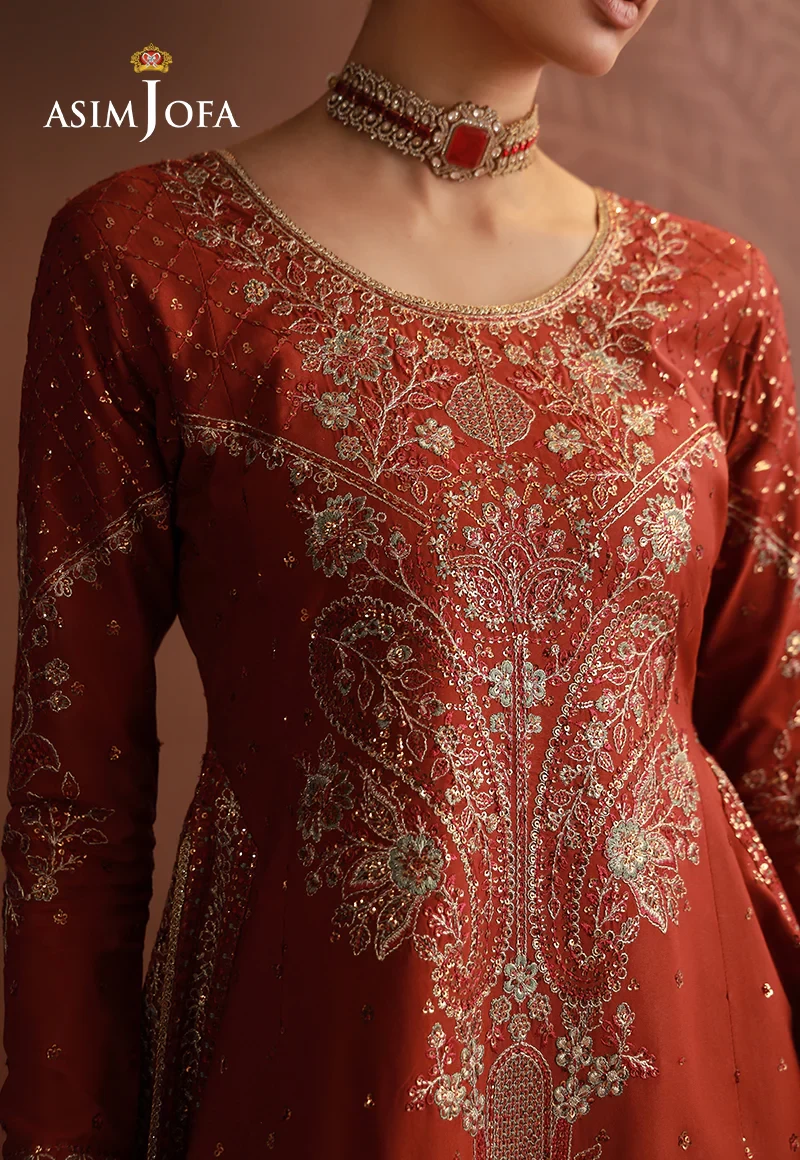 Embroidered Boski Silk -  AJULD-02-UNS