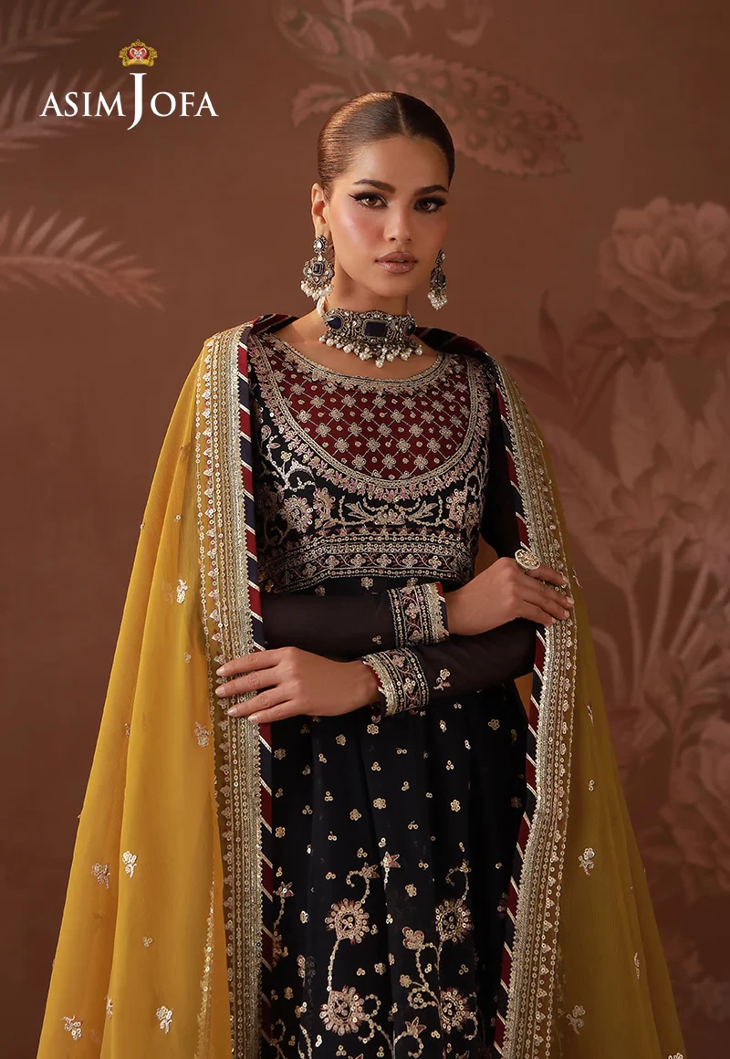Embroidered Chiffon - AJULD-01-UNS