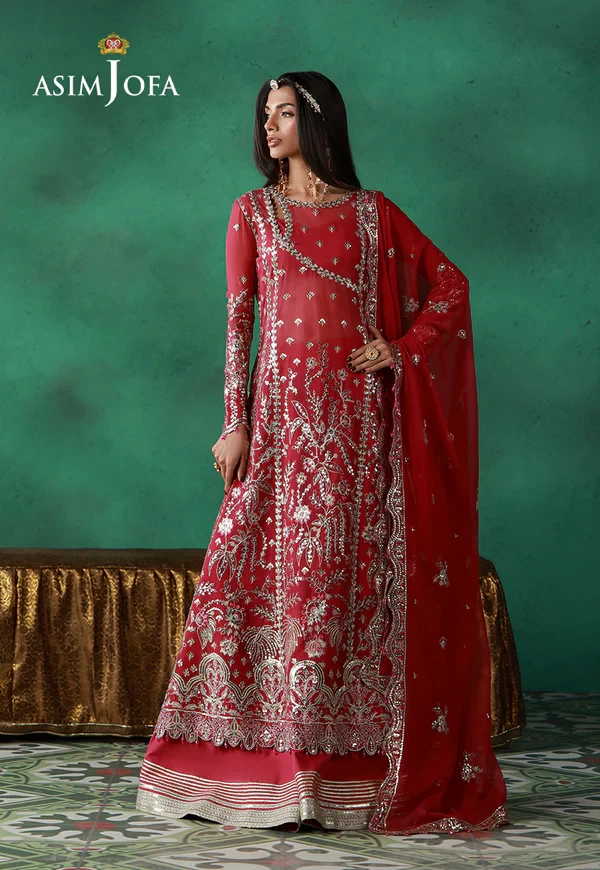 AJULN-01 Embroidered Chiffon - SKU: AJULN-01-UNS
