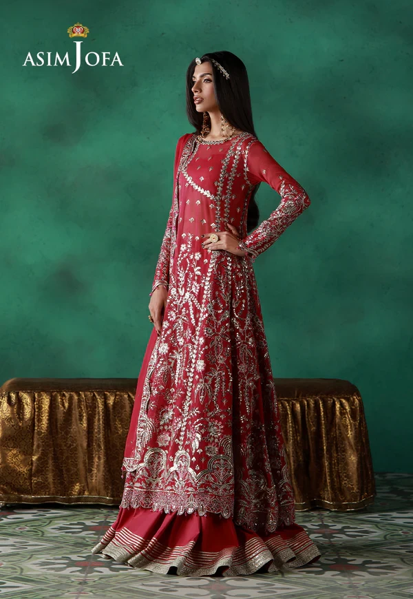 AJULN-01 Embroidered Chiffon - SKU: AJULN-01-UNS