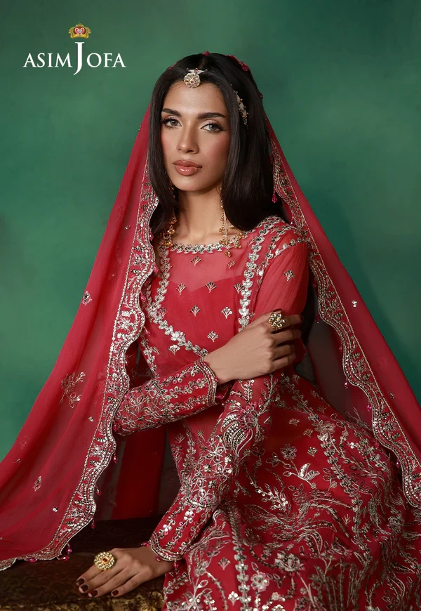 AJULN-01 Embroidered Chiffon - SKU: AJULN-01-UNS