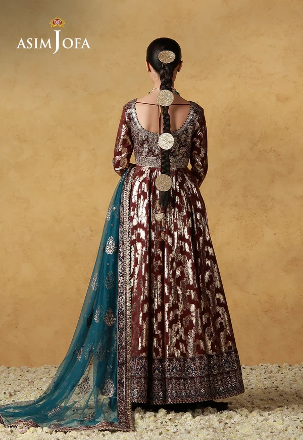 AJULN-18 Embroidered Banarasi - SKU: AJULN-18-UNS