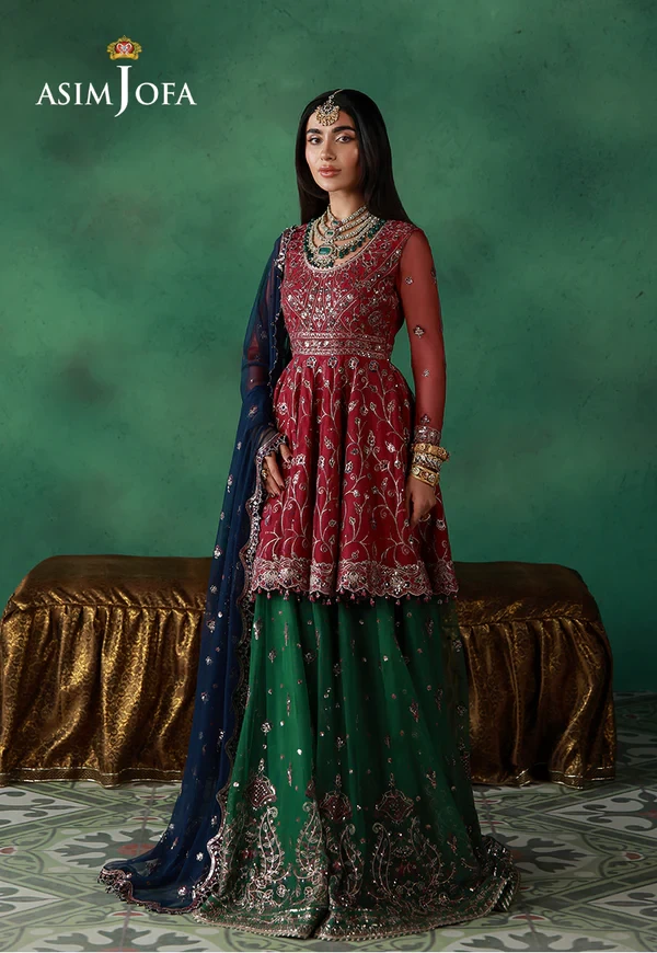 AJULN-08 Embroidered Net - SKU: AJULN-08-UNS