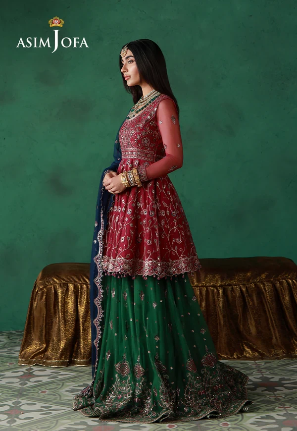 AJULN-08 Embroidered Net - SKU: AJULN-08-UNS