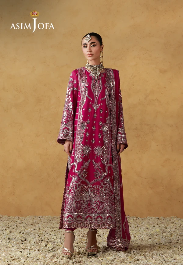 AJULN-21 Embroidered Chiffon - SKU: AJULN-21-UNS