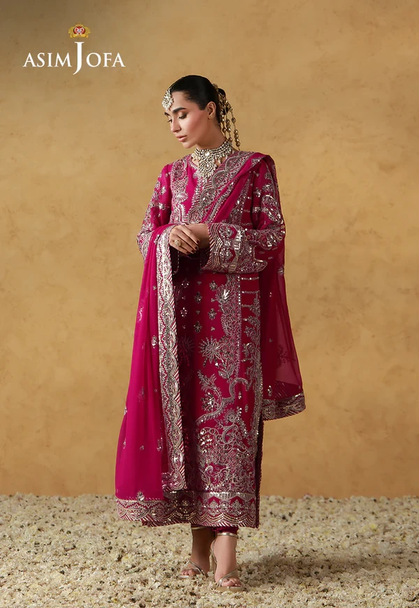 AJULN-21 Embroidered Chiffon - SKU: AJULN-21-UNS