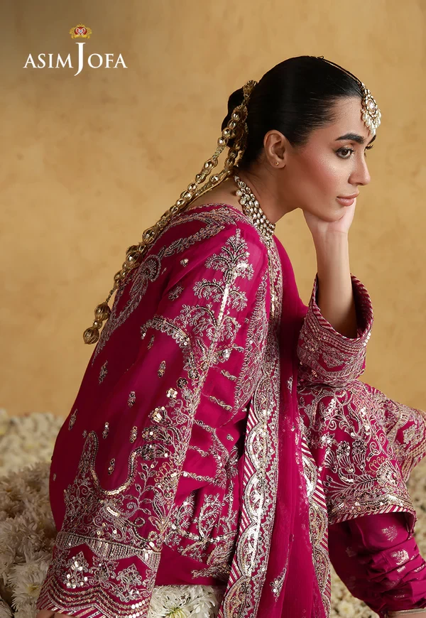 AJULN-21 Embroidered Chiffon - SKU: AJULN-21-UNS